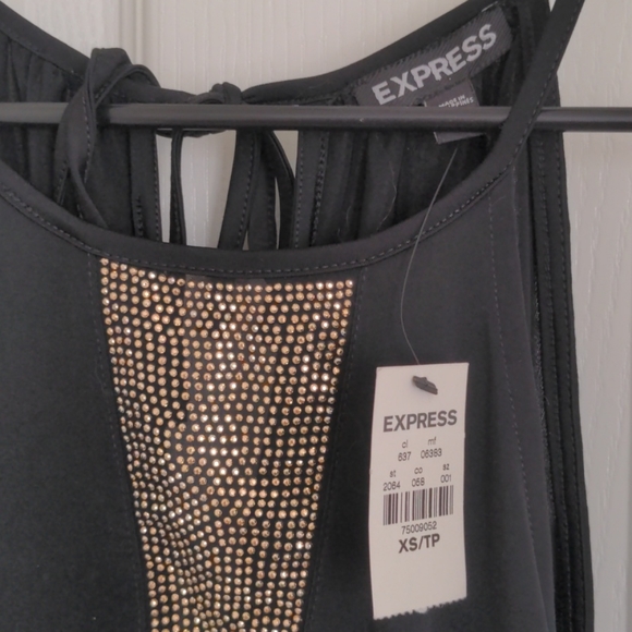 Express Black dress top in size small NWT - Picture 2 of 2